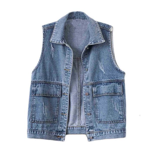 women's vests spring autumn vintage denim vest women loose single-breasted jeans outerwear sleeveless jacket waistcoat 41fq, Black;white
women's vests spring autumn vintage denim vest women loose single-breasted jeans outerwear sleeveless jacket waistcoat 41fq, Black;white
