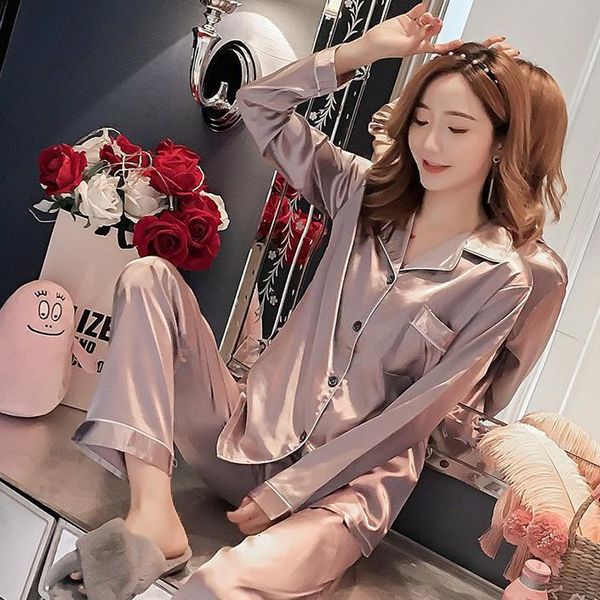2019 new gift pajama sets for women casual long sleeve nightgown girls cute sleepwear spring&autumn luxurious home clothes, Black;red
2019 new gift pajama sets for women casual long sleeve nightgown girls cute sleepwear spring&autumn luxurious home clothes, Black;red