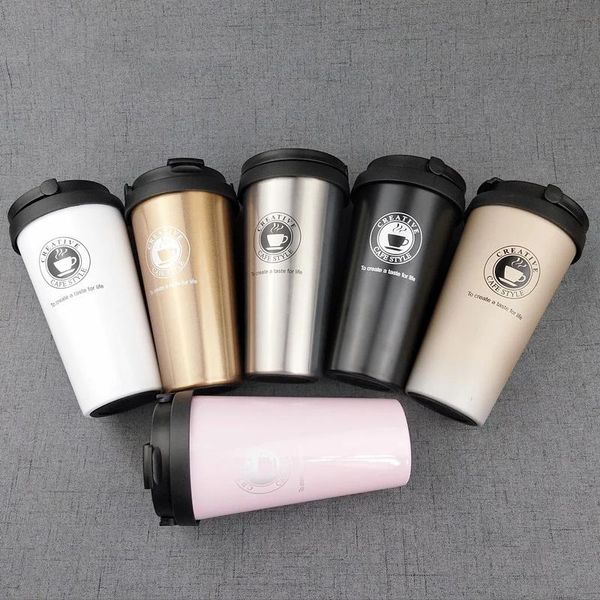 water bottles 500ml coffee mug creative 304 stainless steel travel double wall vacuum insulated tumbler wide mouth tea cup with lid
water bottles 500ml coffee mug creative 304 stainless steel travel double wall vacuum insulated tumbler wide mouth tea cup with lid