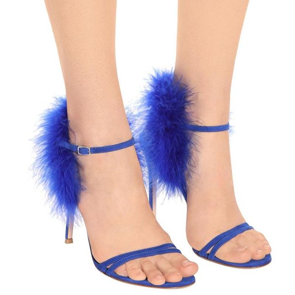dress shoes royal blue feather cover heels sandals bird soft fur one strap high open toe gladiator ladies outfit party, Black
dress shoes royal blue feather cover heels sandals bird soft fur one strap high open toe gladiator ladies outfit party, Black