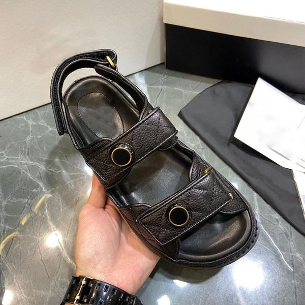 ladies classic genuine leather rhombus platform velcro sandals 2021 summer new womens fashion flat sandals beach shoes, Black
ladies classic genuine leather rhombus platform velcro sandals 2021 summer new womens fashion flat sandals beach shoes, Black