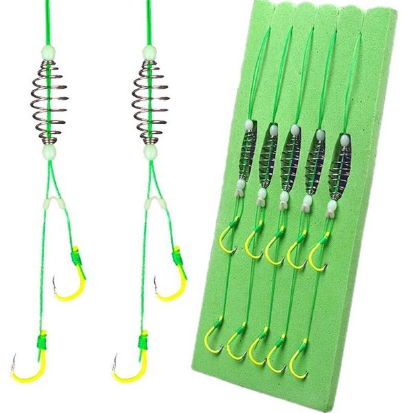 fishing hooks 5 pairs/lot carbon steel double barbed hook with pe line carp anzol accessory anti-winding
fishing hooks 5 pairs/lot carbon steel double barbed hook with pe line carp anzol accessory anti-winding