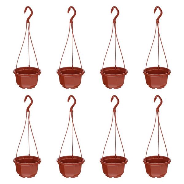 planters & pots 8pcs hanging flowerpots adornment suspension green plants storage
planters & pots 8pcs hanging flowerpots adornment suspension green plants storage