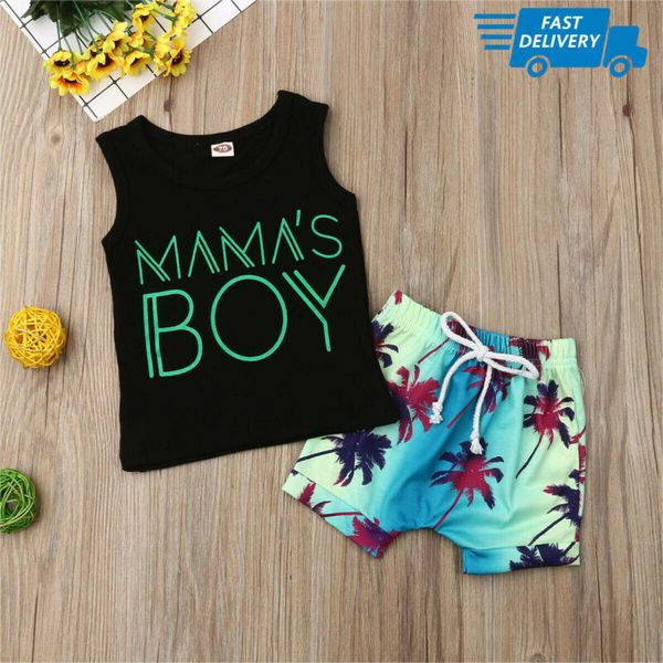 baby boys summer outfits clothes vest +casual shorts pants 2pcs set, White 
baby boys summer outfits clothes vest +casual shorts pants 2pcs set, White