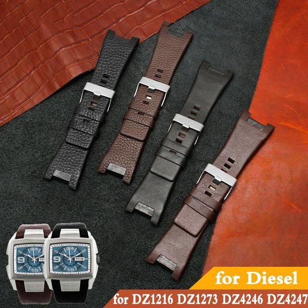 watch bands genuine leather watchband 32mm for strap dz1216 dz1273 dz4246 dz4247 dz287 soft breathable wrist band bracelet, Black;brown
watch bands genuine leather watchband 32mm for strap dz1216 dz1273 dz4246 dz4247 dz287 soft breathable wrist band bracelet, Black;brown