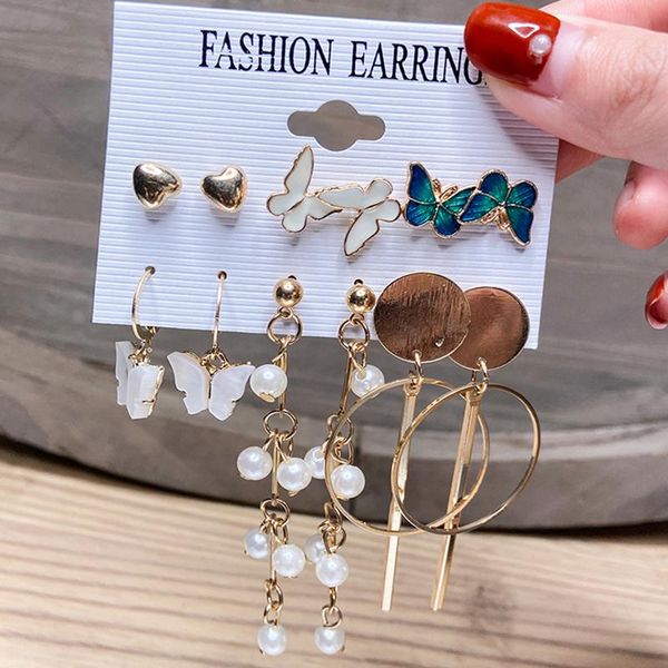 hoop & huggie trendy big pearl earrings set for women fashion green butterfly circle chain 2021 of jewelry, Golden;silver
hoop & huggie trendy big pearl earrings set for women fashion green butterfly circle chain 2021 of jewelry, Golden;silver