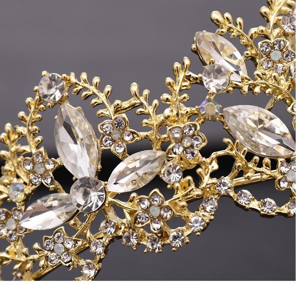 ailibride wedding hair accessories tiara fashion crystal baroque bridal crown gold diadem for bridal wedding hair jewe qylmsn, Silver
ailibride wedding hair accessories tiara fashion crystal baroque bridal crown gold diadem for bridal wedding hair jewe qylmsn, Silver