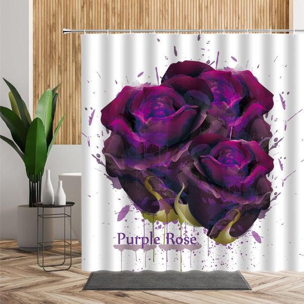 purple rose flower shower curtain floral printed fabric bathtub decorate festival hanging cloth bath curtains for bathroom decor
purple rose flower shower curtain floral printed fabric bathtub decorate festival hanging cloth bath curtains for bathroom decor