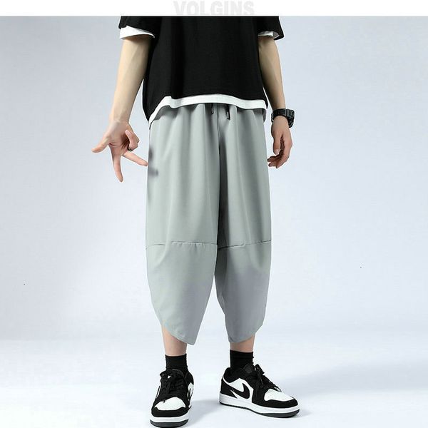 men's pants cropped wide crotch harem trousers summer loose baggy wide-legged bloomers calf-length joggers 1bsw, Black
men's pants cropped wide crotch harem trousers summer loose baggy wide-legged bloomers calf-length joggers 1bsw, Black