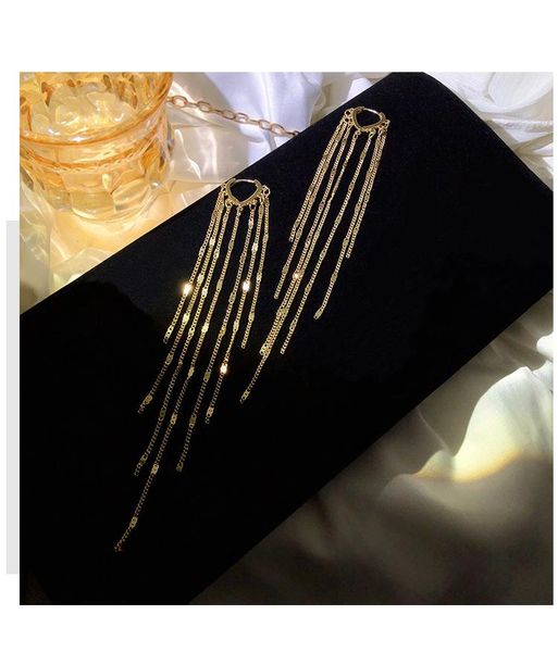 dangle & chandelier yaologe long tassel earrings elegant statement party banquet fashion pendant golden 2021 jewelry for women, Silver
dangle & chandelier yaologe long tassel earrings elegant statement party banquet fashion pendant golden 2021 jewelry for women, Silver