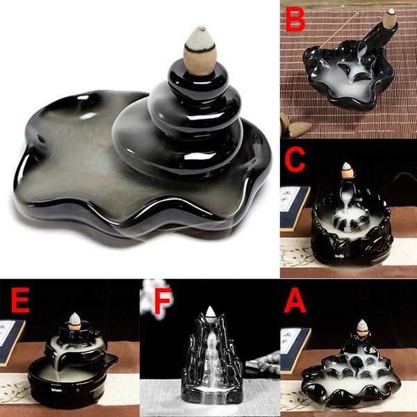 fragrance lamps backflow censer smoking flow ceramic incense holder decoration for home garden aug889
fragrance lamps backflow censer smoking flow ceramic incense holder decoration for home garden aug889