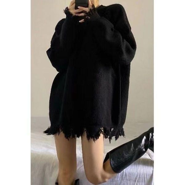 women's sweaters deeptown gothic black sweater women oversized autumn winter goth style 2021 fashion long sleeve jumpers lazy oaf tasse, White;black
women's sweaters deeptown gothic black sweater women oversized autumn winter goth style 2021 fashion long sleeve jumpers lazy oaf tasse, White;black