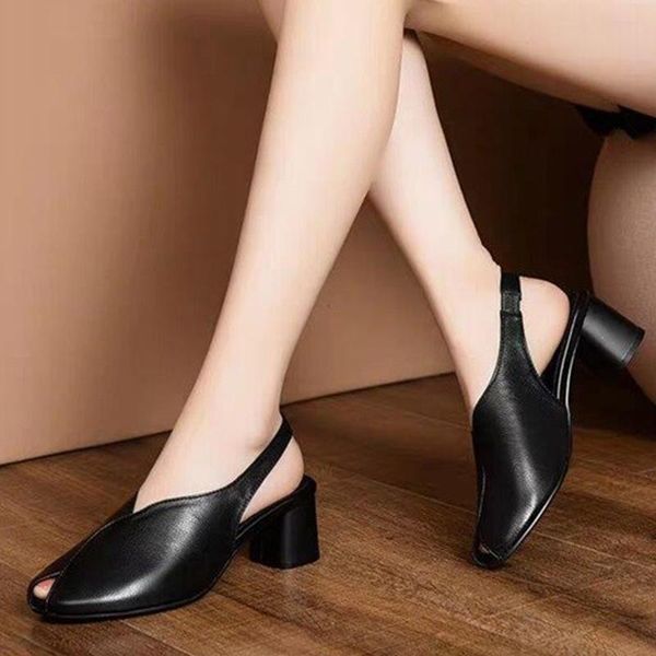 dress shoes woman casual high heels women leather sandals summer women's fashion elastic band pumps ladies female solid footwear, Black
dress shoes woman casual high heels women leather sandals summer women's fashion elastic band pumps ladies female solid footwear, Black
