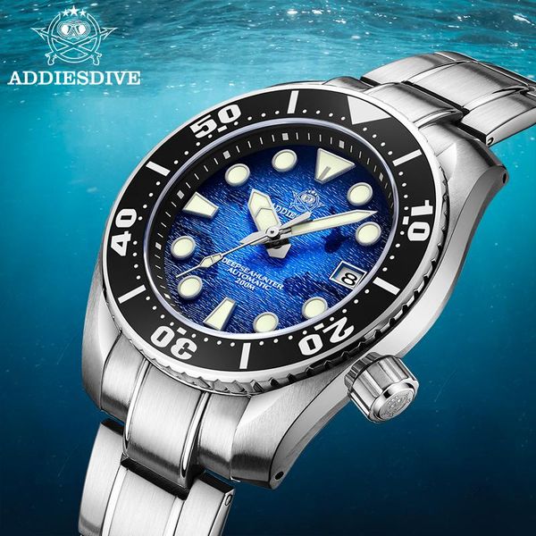 wristwatches addies men watch 200m diving black ceramic bezel blue dial bgw-9 super luminous sapphire 316l stainless steel watches, Slivery;brown
wristwatches addies men watch 200m diving black ceramic bezel blue dial bgw-9 super luminous sapphire 316l stainless steel watches, Slivery;brown