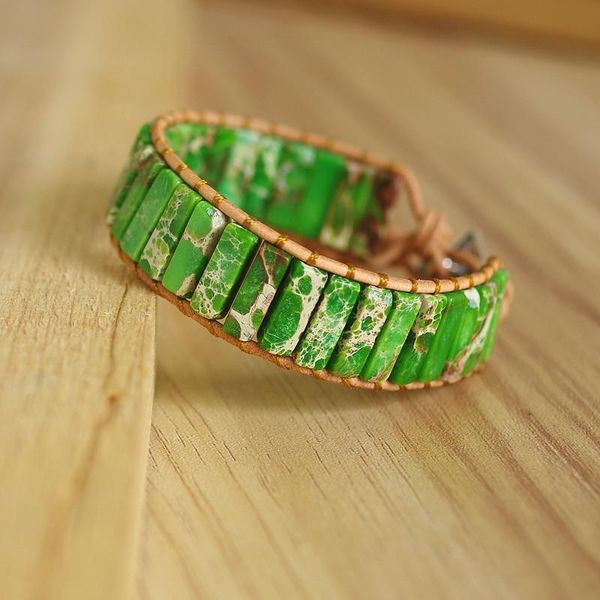 charm bracelets green emperor stone tube beads chakra leather wrap bracelet & bangle women men bohemia yoga handmade jewelry gift, Golden;silver
charm bracelets green emperor stone tube beads chakra leather wrap bracelet & bangle women men bohemia yoga handmade jewelry gift, Golden;silver
