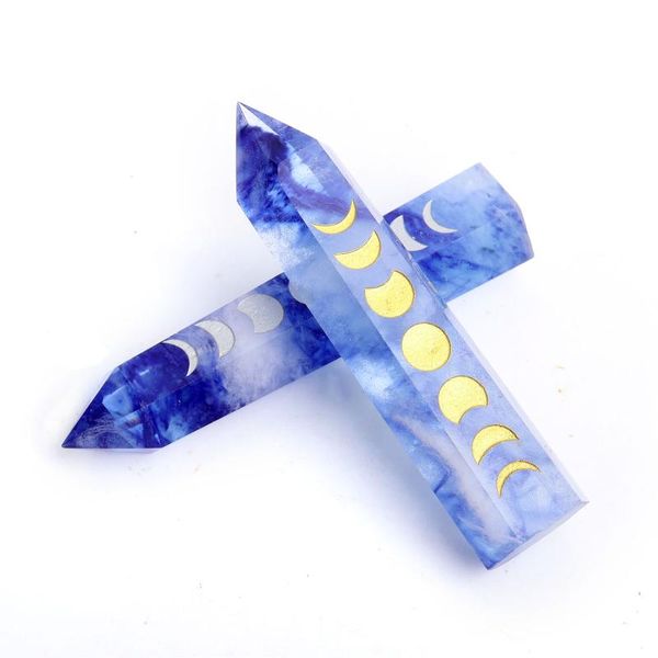 decorative objects & figurines 1pc 8-9cm artificial quartz blue smelting point moon phase change symbol carving wand crystal stone healing h
decorative objects & figurines 1pc 8-9cm artificial quartz blue smelting point moon phase change symbol carving wand crystal stone healing h