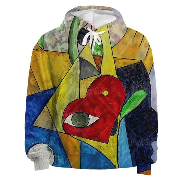 men's hoodies & sweatshirts 2021 spring and autumn hoodie men women with the same abstract illustration 3d graffiti print casual style, Black
men's hoodies & sweatshirts 2021 spring and autumn hoodie men women with the same abstract illustration 3d graffiti print casual style, Black