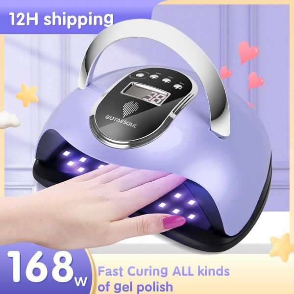 nail dryers goyaesque 168w uv led lamp kit gel curing polish dryer drill wiht accessories high power light
nail dryers goyaesque 168w uv led lamp kit gel curing polish dryer drill wiht accessories high power light