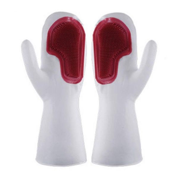disposable gloves reusable silicone dishwashing glove with cleaning brush kitchen housekeeping washing
disposable gloves reusable silicone dishwashing glove with cleaning brush kitchen housekeeping washing