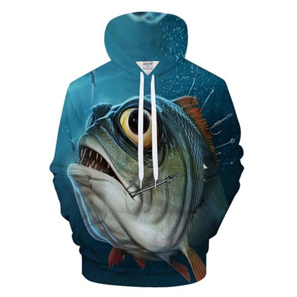 men's hoodies & sweatshirts fashion trend fish 3d printing hoodie thin fleece pullover drawstring kids, Black
men's hoodies & sweatshirts fashion trend fish 3d printing hoodie thin fleece pullover drawstring kids, Black