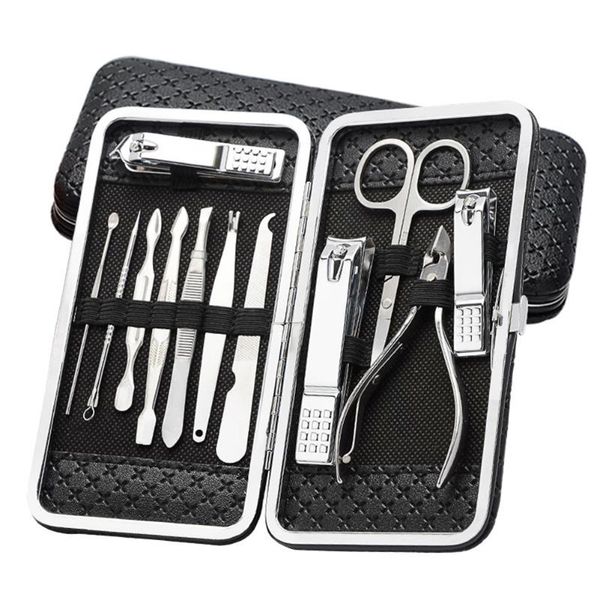 nail art kits manicure pedicure set clippers 12pcs stainless steel kit tools for cutter with portable case mpw
nail art kits manicure pedicure set clippers 12pcs stainless steel kit tools for cutter with portable case mpw