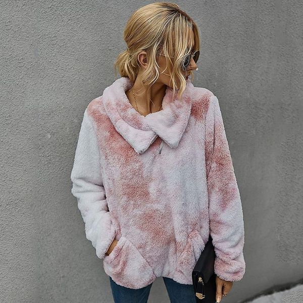 women's hoodies & sweatshirts tie dye pullovers fleece autumn winter turn down collar pockets loose ladies thick coats casual long slee, Black
women's hoodies & sweatshirts tie dye pullovers fleece autumn winter turn down collar pockets loose ladies thick coats casual long slee, Black