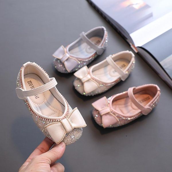 flat shoes autumn girls casual leather rhinestone bow princess dance children, Black;grey
flat shoes autumn girls casual leather rhinestone bow princess dance children, Black;grey