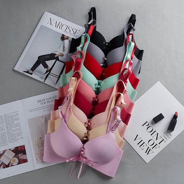 bras 4pcs/lot bra women push up bralette wirelingerie seamless fashion bandage underwear 3/4 cup bustier female intimates, Red;black
bras 4pcs/lot bra women push up bralette wirelingerie seamless fashion bandage underwear 3/4 cup bustier female intimates, Red;black