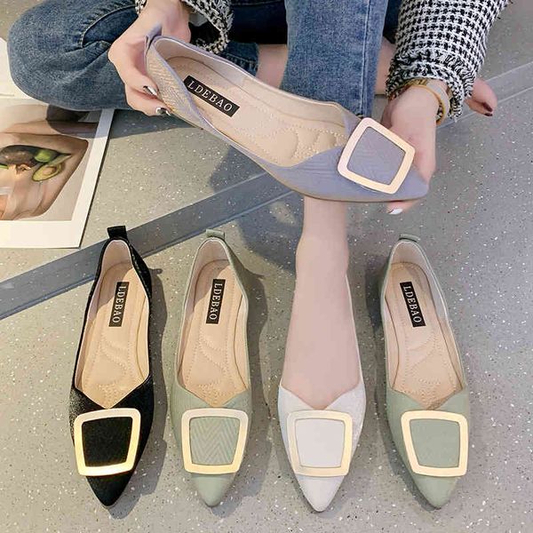 single shoe female 2021 new korean spring and autumn leather s flat s pointed shallow heel women's s, Black
single shoe female 2021 new korean spring and autumn leather s flat s pointed shallow heel women's s, Black