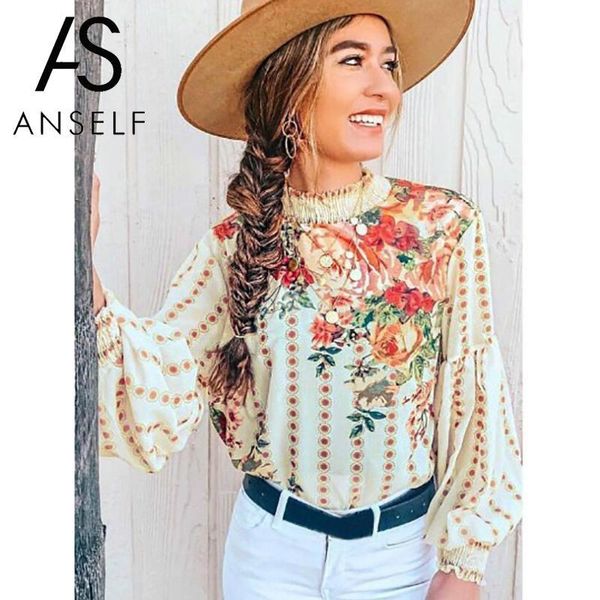 women's blouses & shirts fashion blouse women autumn floral print chiffon turtleneck lantern sleeve keyhole button elegant womens and, White
women's blouses & shirts fashion blouse women autumn floral print chiffon turtleneck lantern sleeve keyhole button elegant womens and, White