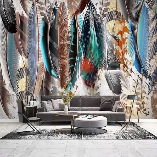 wallpapers dropship custom any size murals wallpaper modern colorful feather po wall paper living room tv sofa abstract art decor
wallpapers dropship custom any size murals wallpaper modern colorful feather po wall paper living room tv sofa abstract art decor