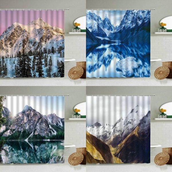 shower curtains natural scenery curtain snow mountain forest winter mountaineering bathroom waterproof home decoration with hook
shower curtains natural scenery curtain snow mountain forest winter mountaineering bathroom waterproof home decoration with hook