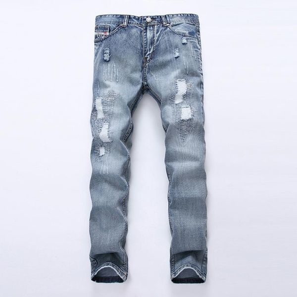 men's jeans ripped hip-hop men trousers street skinny denim pants fashion casual dropship for male, Blue
men's jeans ripped hip-hop men trousers street skinny denim pants fashion casual dropship for male, Blue