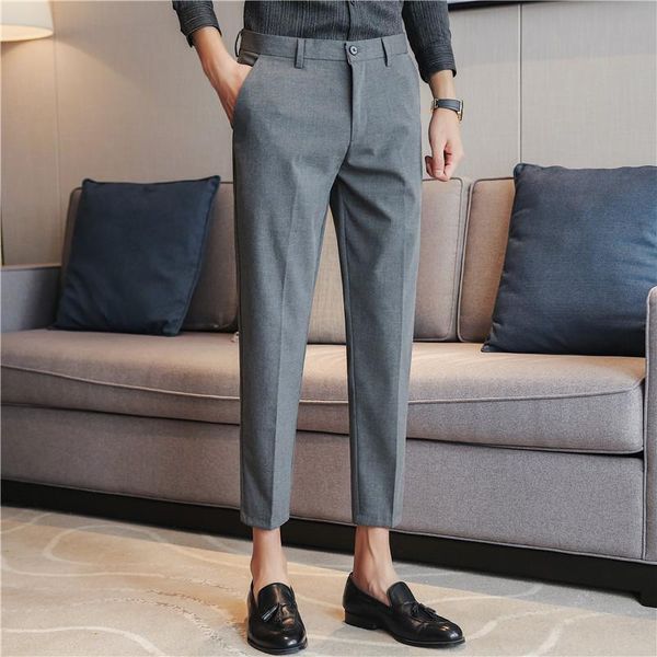 men's suits & blazers 2021 spring summer suit pants fashion slim-fit straight trousers business casual pockets pure color d127, White;black
men's suits & blazers 2021 spring summer suit pants fashion slim-fit straight trousers business casual pockets pure color d127, White;black