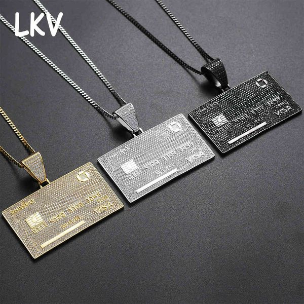 hip hop credit card pendant solid smooth copper zircon hiphop men's cuba necklace, Silver
hip hop credit card pendant solid smooth copper zircon hiphop men's cuba necklace, Silver