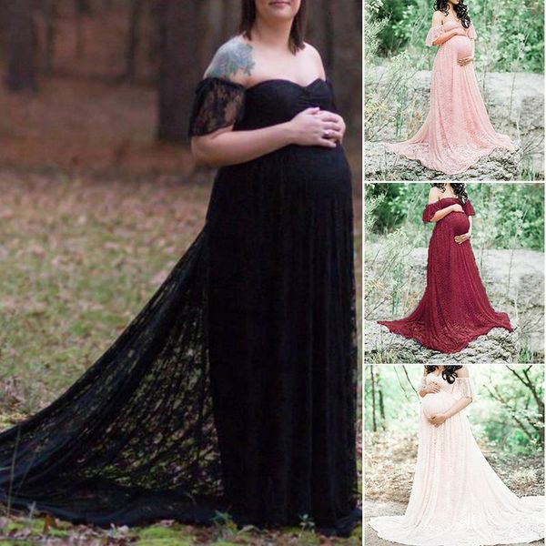 maternity dresses costume pography props lace off shoulder super long dress for women r4t1, White
maternity dresses costume pography props lace off shoulder super long dress for women r4t1, White