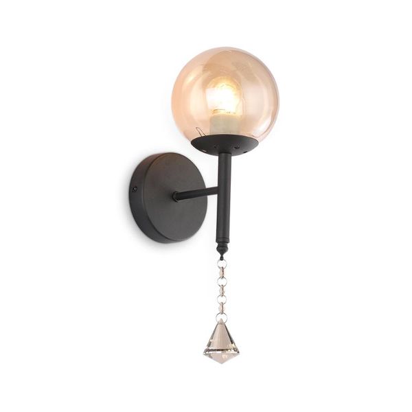 jusheng wall sconce e26 edison 5.12" round glass wall light fixture frosted iron paint body bedside lamp crystal light
jusheng wall sconce e26 edison 5.12" round glass wall light fixture frosted iron paint body bedside lamp crystal light