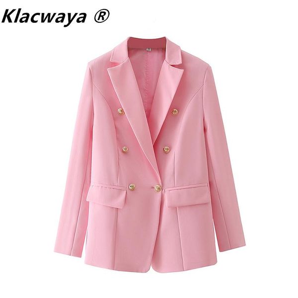 women's suits & blazers klacwaya women 2021 fashion office wear double breasted blazer coat vintage long sleeve pockets female outerwea, White;black
women's suits & blazers klacwaya women 2021 fashion office wear double breasted blazer coat vintage long sleeve pockets female outerwea, White;black