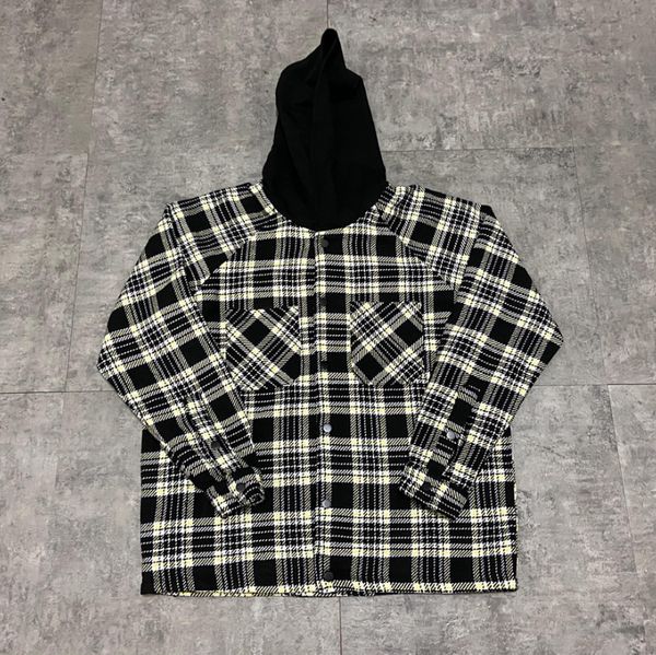 2021 new fw contrast stitching flannel zip hoodie men women 1:1 thick black and white plaid represent hooded m21n
2021 new fw contrast stitching flannel zip hoodie men women 1:1 thick black and white plaid represent hooded m21n