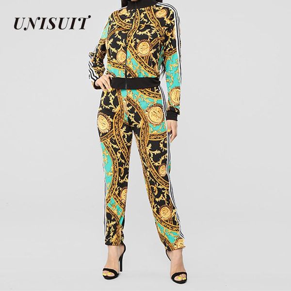 running sets 2021 autumn european and american women clothing printed fashion casual sports slim suit 2 piece sportwear female, Black;blue
running sets 2021 autumn european and american women clothing printed fashion casual sports slim suit 2 piece sportwear female, Black;blue