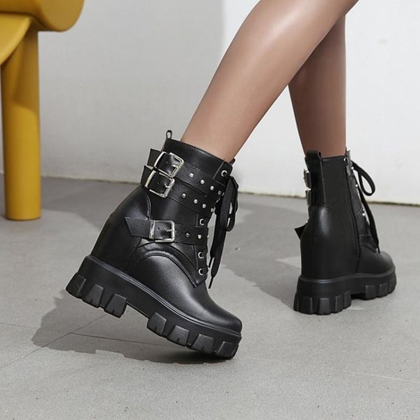 boots ochanmeb chic chunky heels platform goth shoes women size 33-43 punk rivets metal buckle strap gothic boot woman, Black
boots ochanmeb chic chunky heels platform goth shoes women size 33-43 punk rivets metal buckle strap gothic boot woman, Black