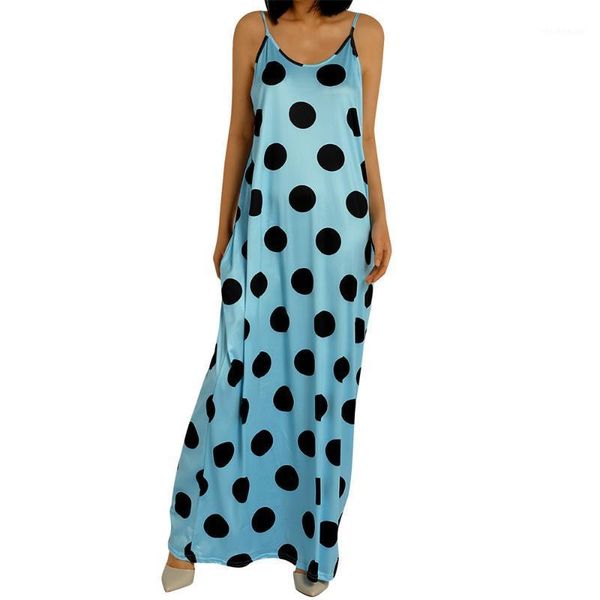 casual dresses douhoow polka dot dress women summer v neck sling long loose sleeveless spaghetti strap maxi ladies sundress, Black;gray
casual dresses douhoow polka dot dress women summer v neck sling long loose sleeveless spaghetti strap maxi ladies sundress, Black;gray