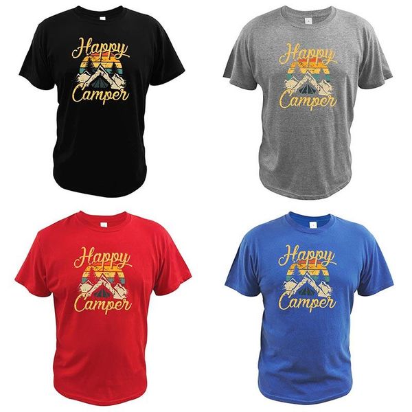 men's t-shirts graphic t shirts happy camper camping shirt vintage tshirt soft breathable summer 100% cotton eu size, White;black
men's t-shirts graphic t shirts happy camper camping shirt vintage tshirt soft breathable summer 100% cotton eu size, White;black