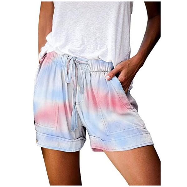women's shorts women summer casual comfy drawstring tie-dye elastic waist horts for high waisted loose short pant with pockets a8, White;black 
women's shorts women summer casual comfy drawstring tie-dye elastic waist horts for high waisted loose short pant with pockets a8, White;black