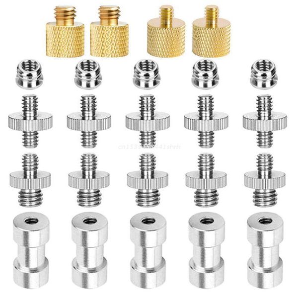tripods 22pcs/set metal 1/4 to 3/8 converter threaded screws tripod camera screw adapter brass kits dropship
tripods 22pcs/set metal 1/4 to 3/8 converter threaded screws tripod camera screw adapter brass kits dropship