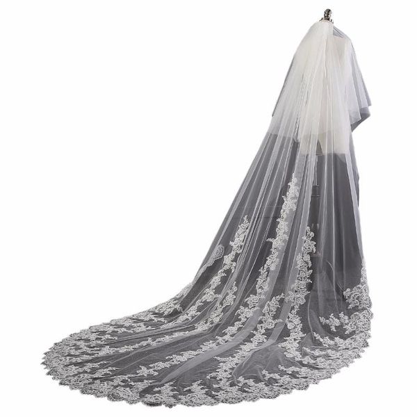 bridal veils zyllgf cathedral wedding veil 3m long lace with comb accessories bl4, Black
bridal veils zyllgf cathedral wedding veil 3m long lace with comb accessories bl4, Black