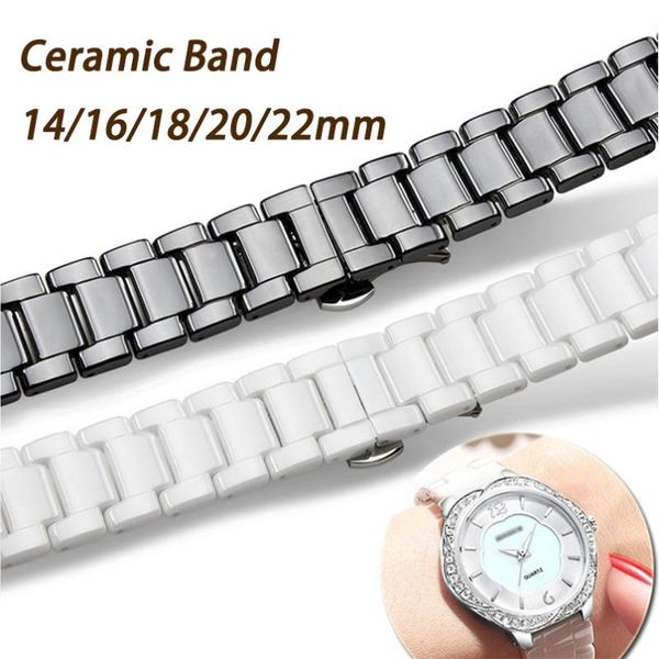 watch bands watchband white black ceramic strap 14mm 16mm 18mm 20mm 22mm band for huawei smart gt2/watch 2pro/samsung, Black;brown
watch bands watchband white black ceramic strap 14mm 16mm 18mm 20mm 22mm band for huawei smart gt2/watch 2pro/samsung, Black;brown