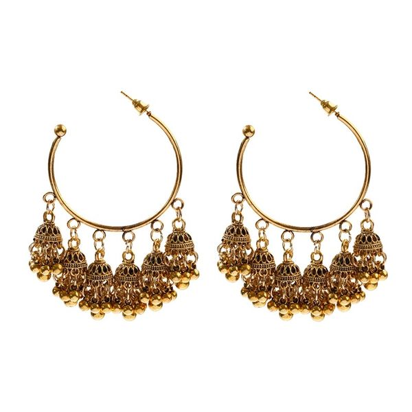 retro bells jhumka dangle earrings orecchini donna afghan womens vintage round dangle earrings, Silver
retro bells jhumka dangle earrings orecchini donna afghan womens vintage round dangle earrings, Silver