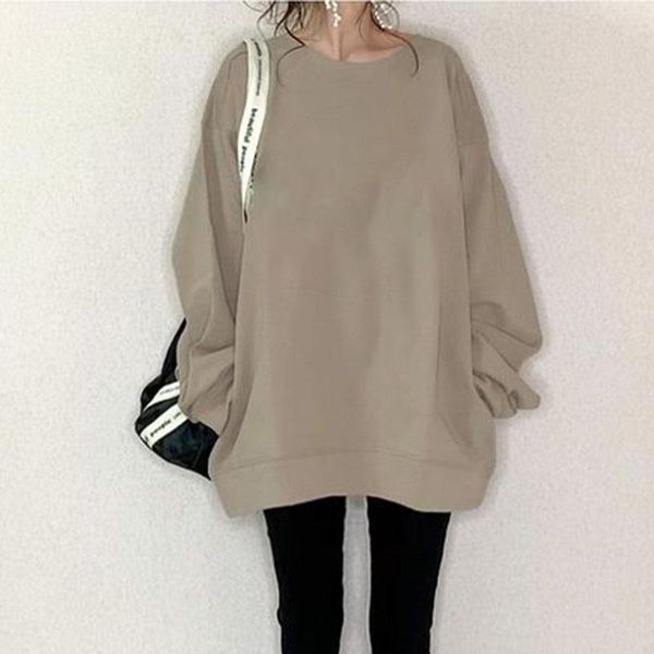 women's hoodies & sweatshirts 2021 patchwork plain standard hoodie japanese korean style casual selling solid color autumn ladies, Black
women's hoodies & sweatshirts 2021 patchwork plain standard hoodie japanese korean style casual selling solid color autumn ladies, Black