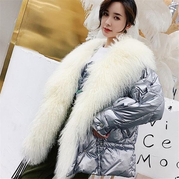 2021 new fashion women winter jacket long warm pink silver parkas mongolia sheep fur duck down coat parka ax0c, Black
2021 new fashion women winter jacket long warm pink silver parkas mongolia sheep fur duck down coat parka ax0c, Black